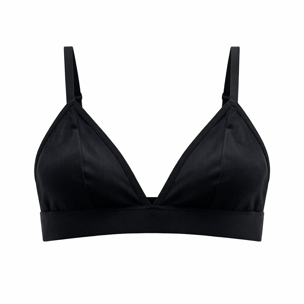 NEW Old Navy Mesh Triangle Bralette Black XS